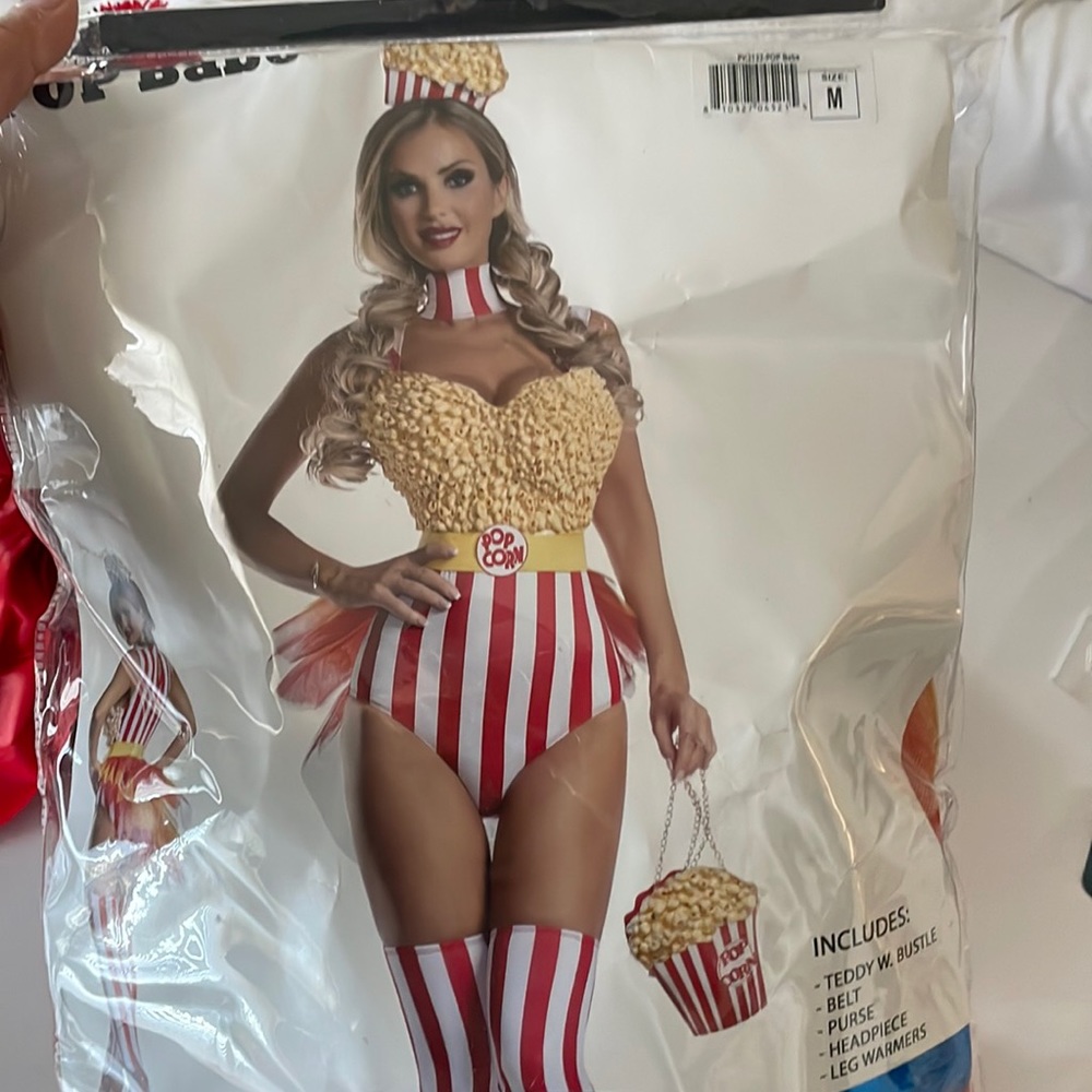 Popcorn girl Halloween costume